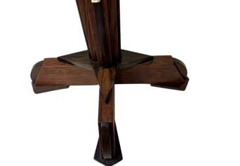 Art Deco Amsterdamse School Petite Pedestal Table, 1920s